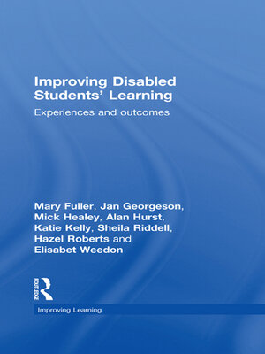 cover image of Improving Disabled Students' Learning